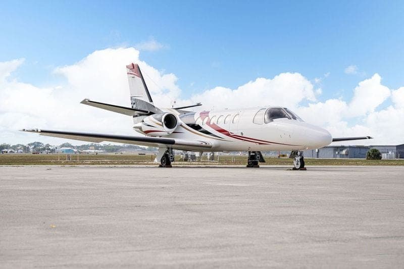 Cessna Citation Bravo private jet exterior