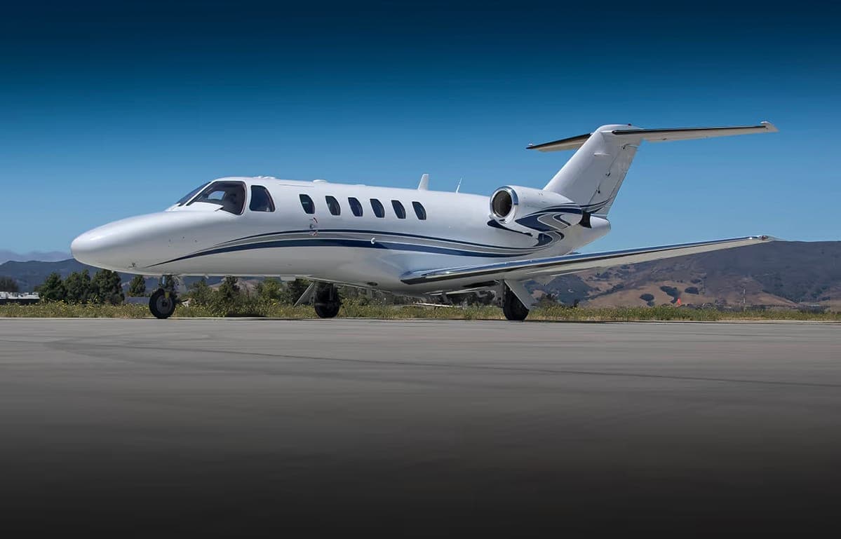 Cessna Citation CJ2 private jet exterior