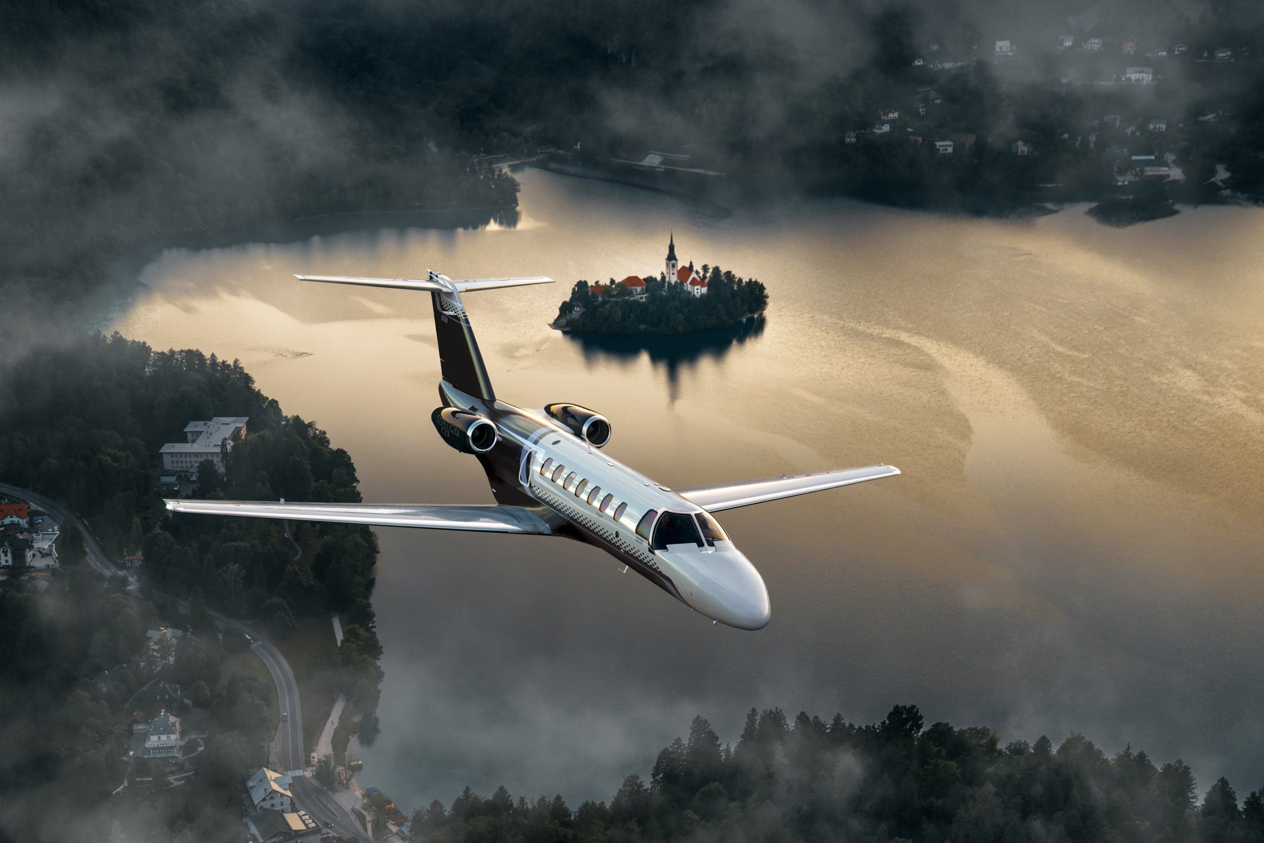 Cessna Citation CJ3 private jet exterior