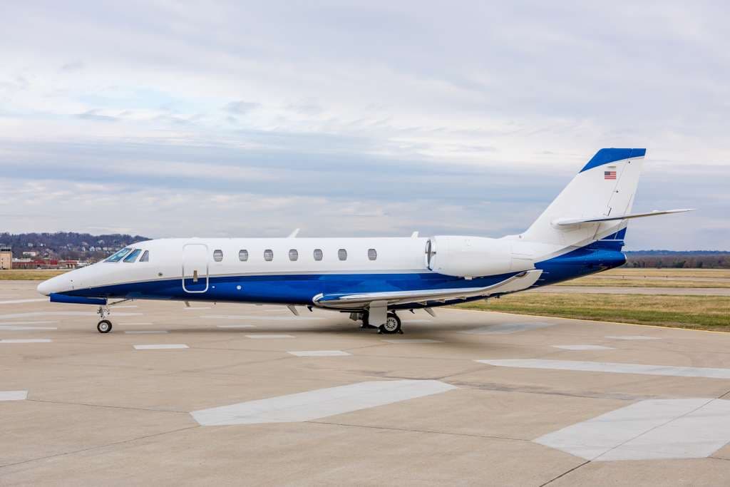 Cessna Citation Sovereign private jet exterior