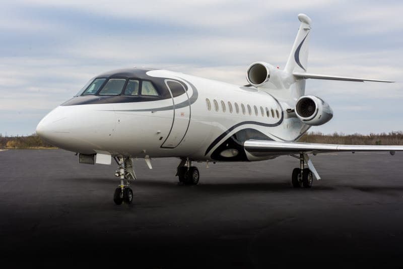 Falcon 900/900LX/900EX/900DX private jet exterior