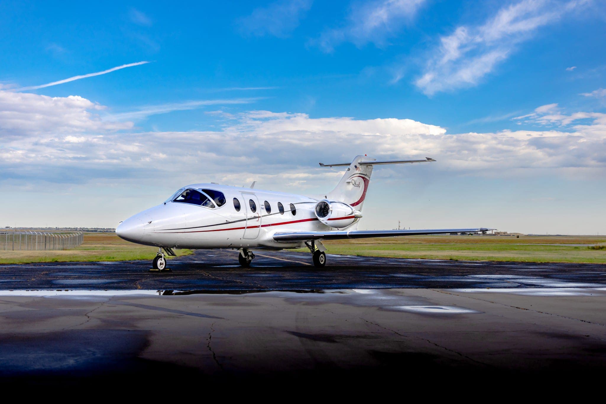 Hawker 400XP private jet exterior
