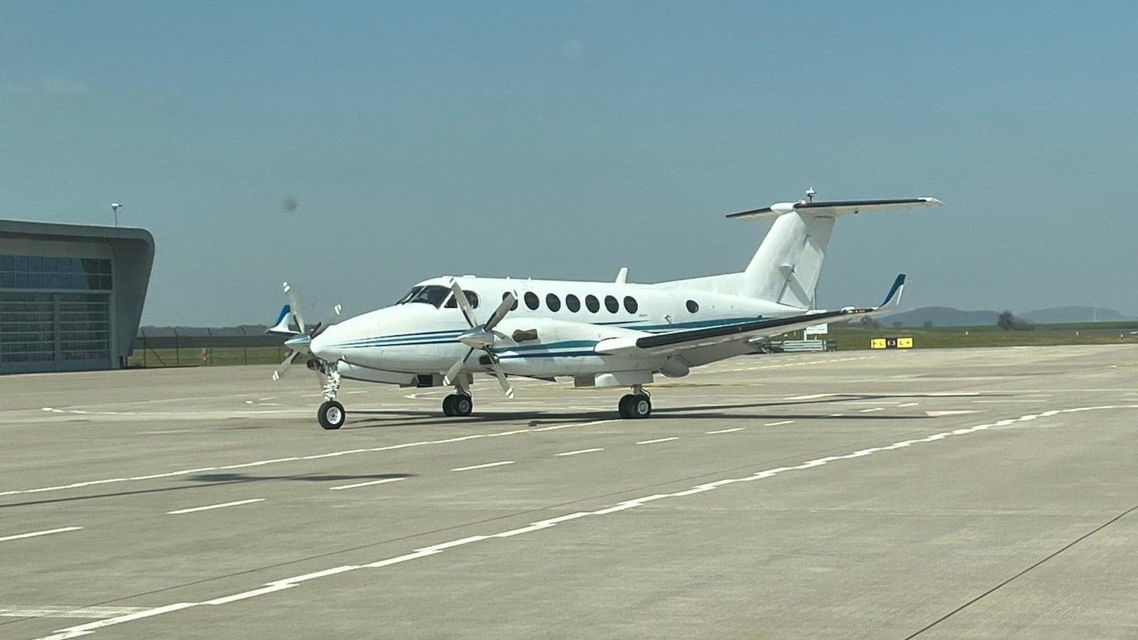 King Air 350 private jet exterior