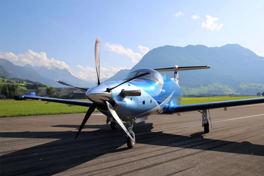 Pilatus PC-12 NGX private jet exterior