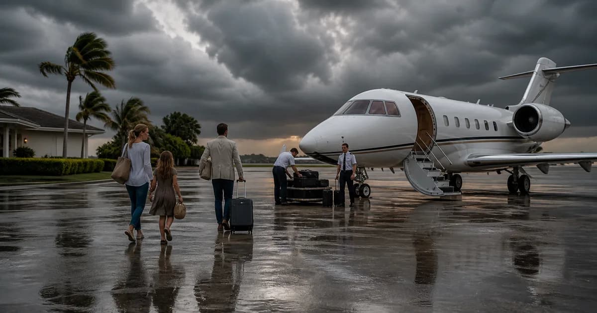 Private Jet Charter Sales Spike Due to Hurricane Irma article image
