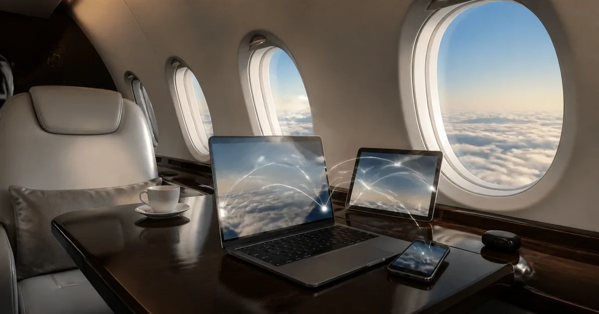 Private Jets with Wi-Fi Connections article image
