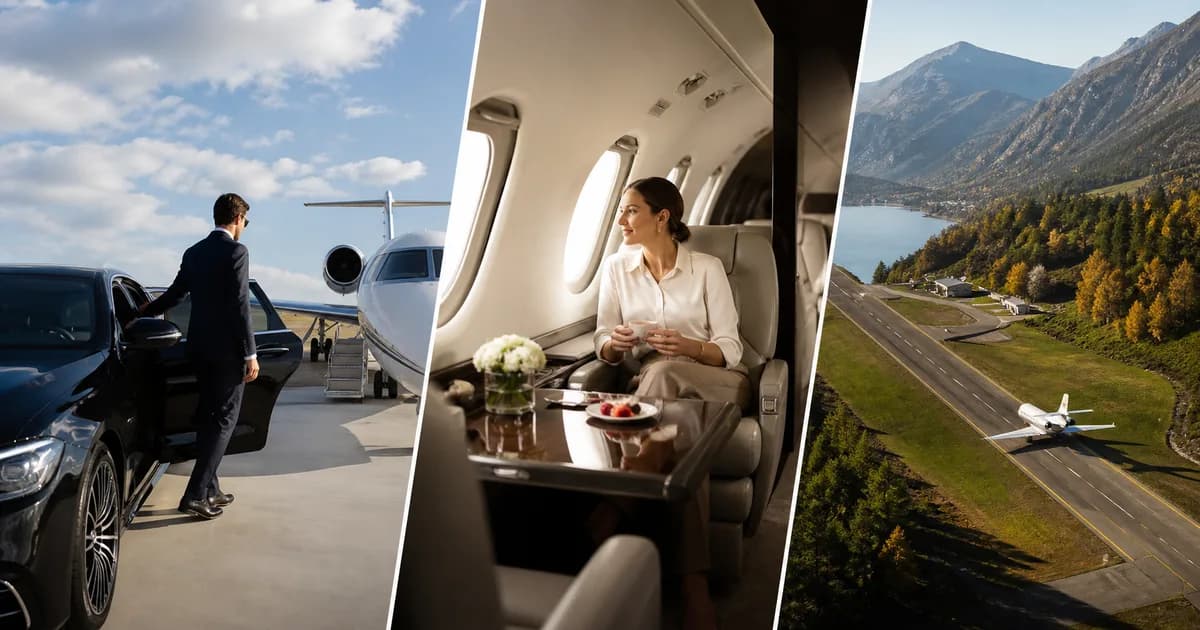Top Three Benefits of Using a Jet Charter Service article image