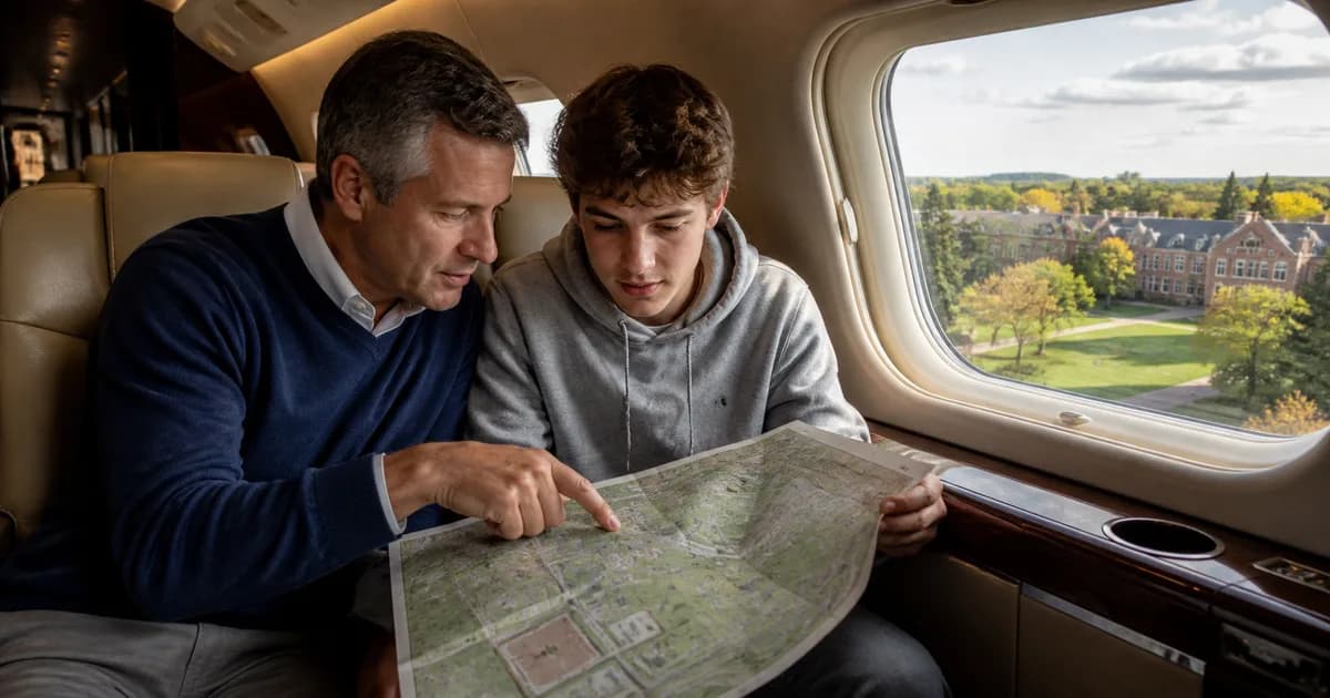 Trending Travel: Private Jets for Viewing College Choices article image
